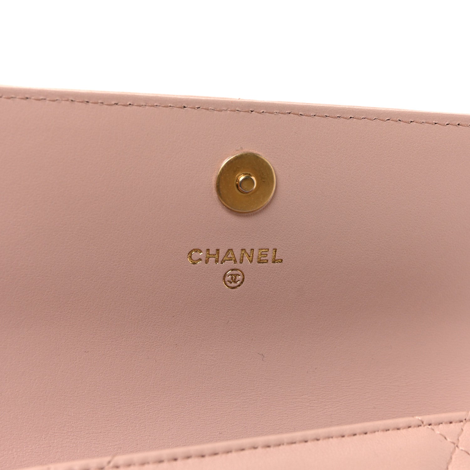 Chanel Lambskin Quilted Chanel 19 Flap Clutch Light Pink 6 of 9
