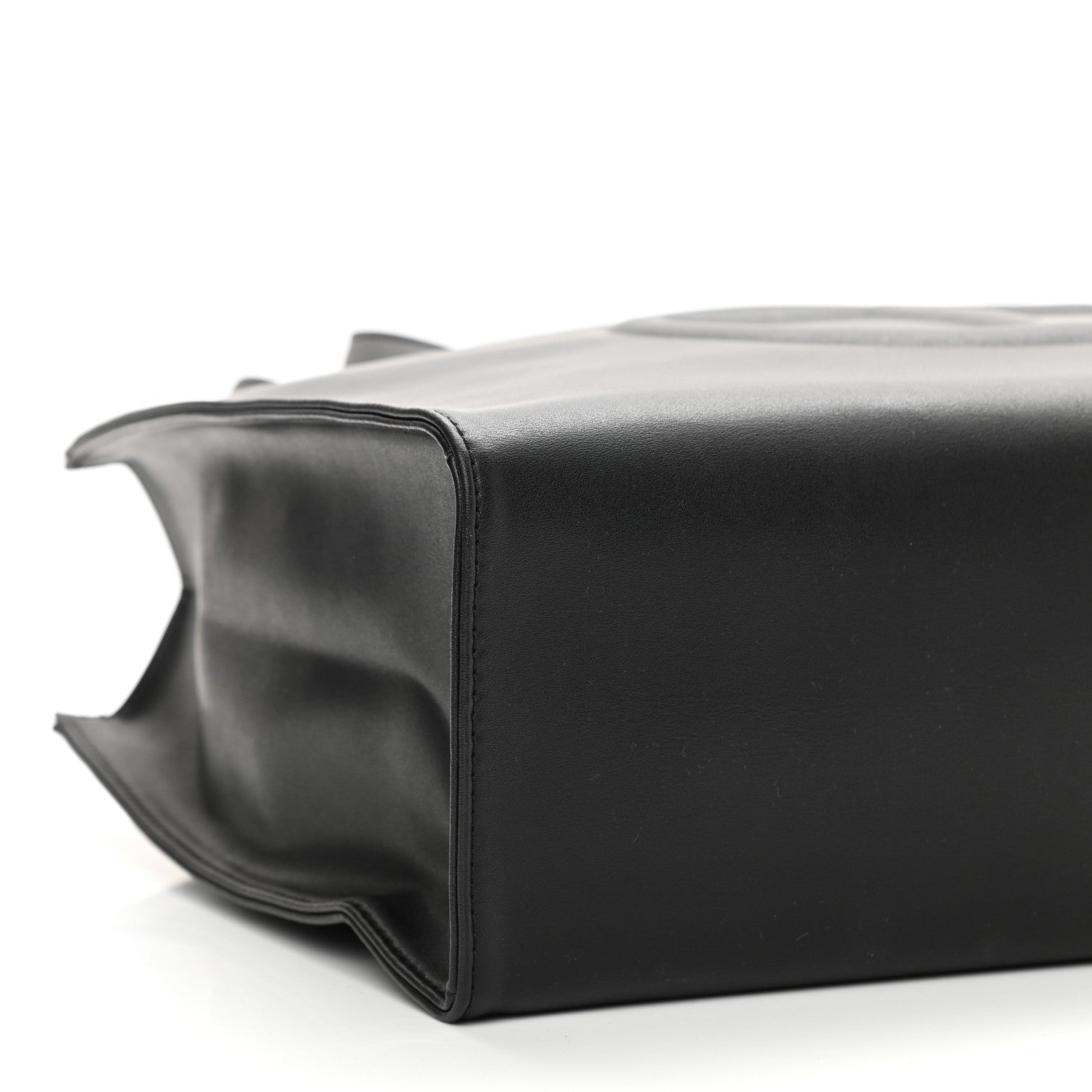 Telfar Vegan Leather Medium Shopping Bag Black 8 of 8
