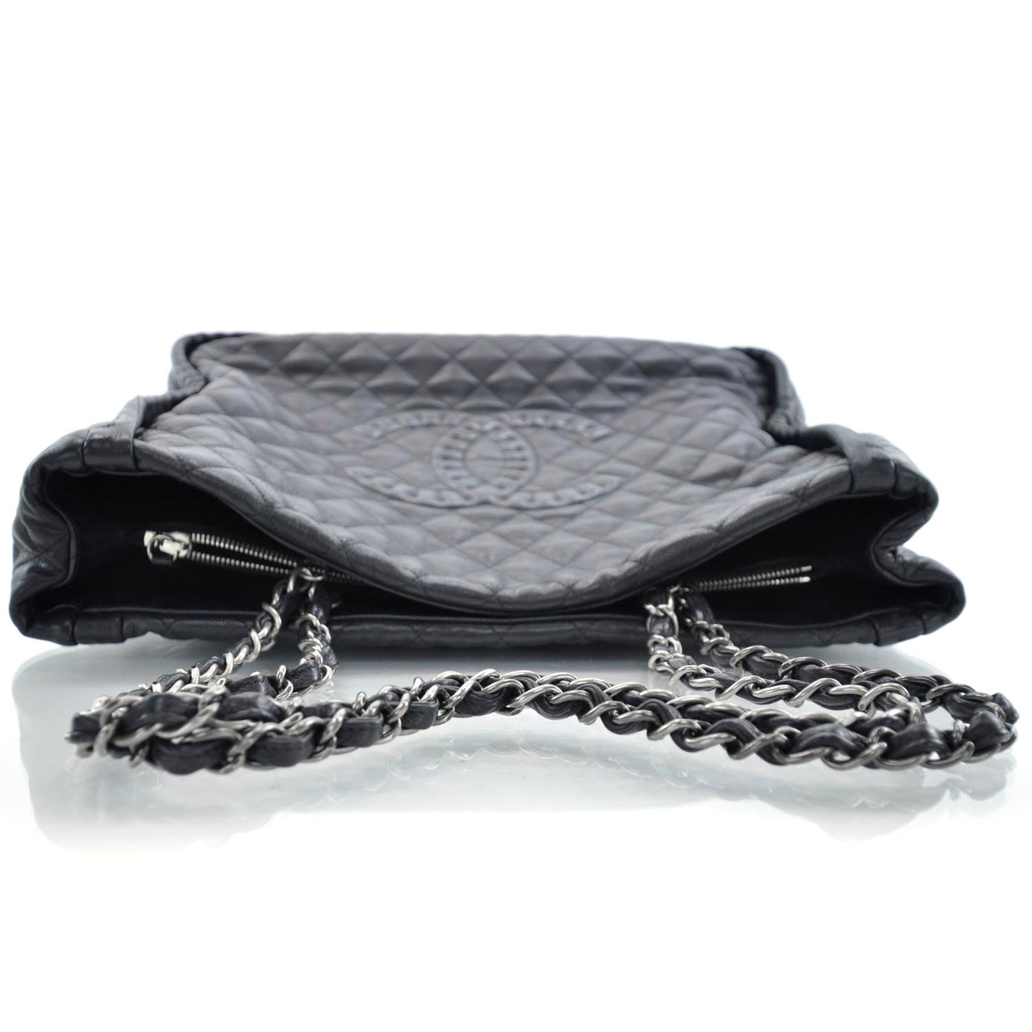 Chanel Leather Istanbul Tote Black 5 of 13