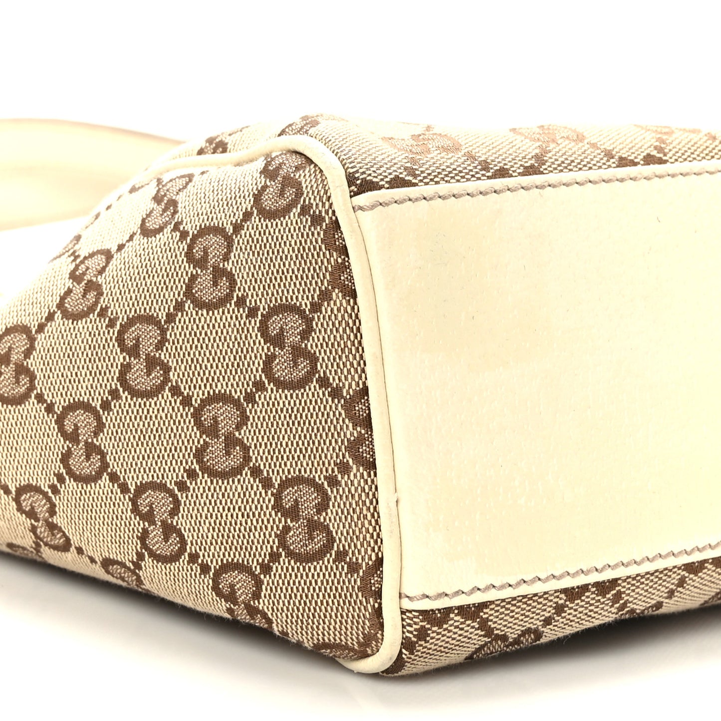 Monogram Medium Charmy Shoulder Bag Off White