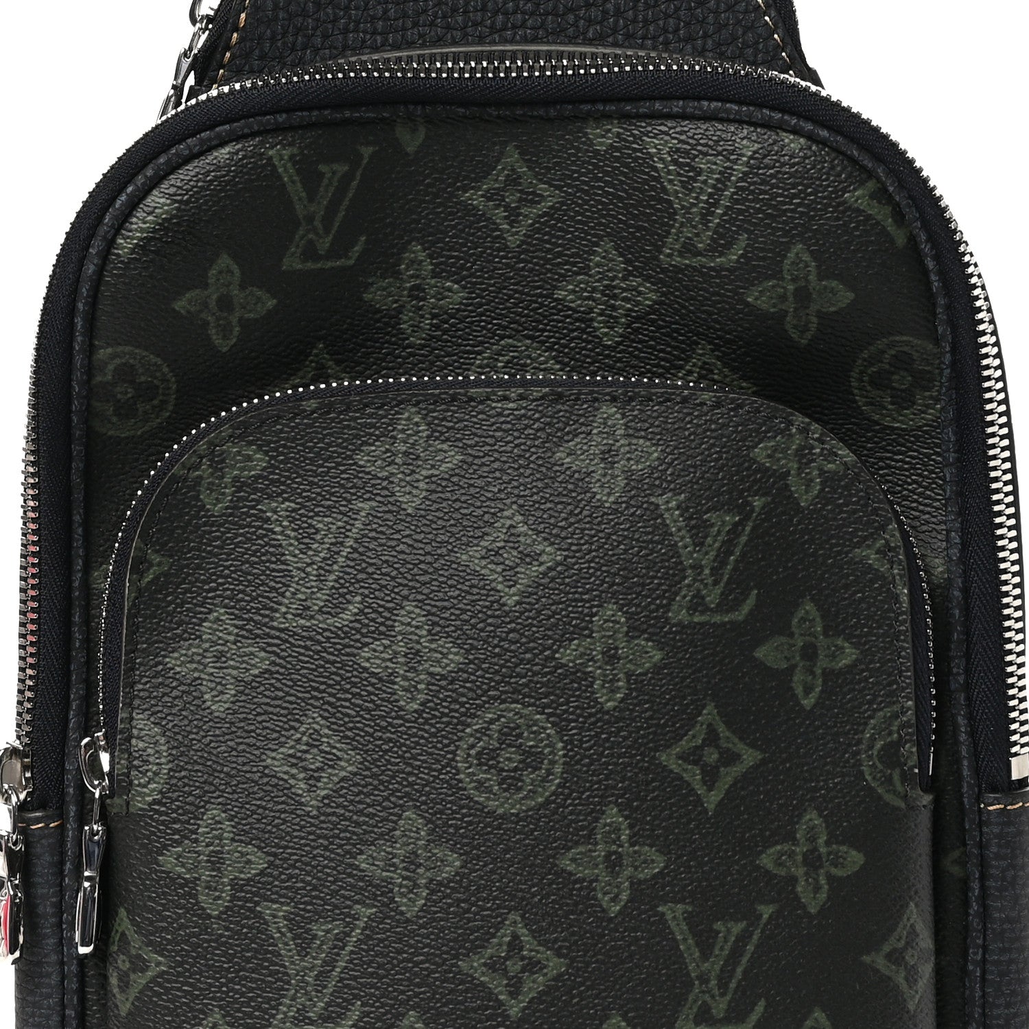 Louis Vuitton Monogram Record Fall Avenue Sling Bag Dark Green 7 of 9
