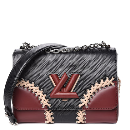 Louis Vuitton Epi Braided Twist Shoulder Bag MM Black 1 of 10