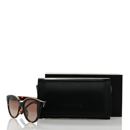 Chanel Acetate Polarized CC Butterfly Sunglasses 5414 Tortoise 8 of 8