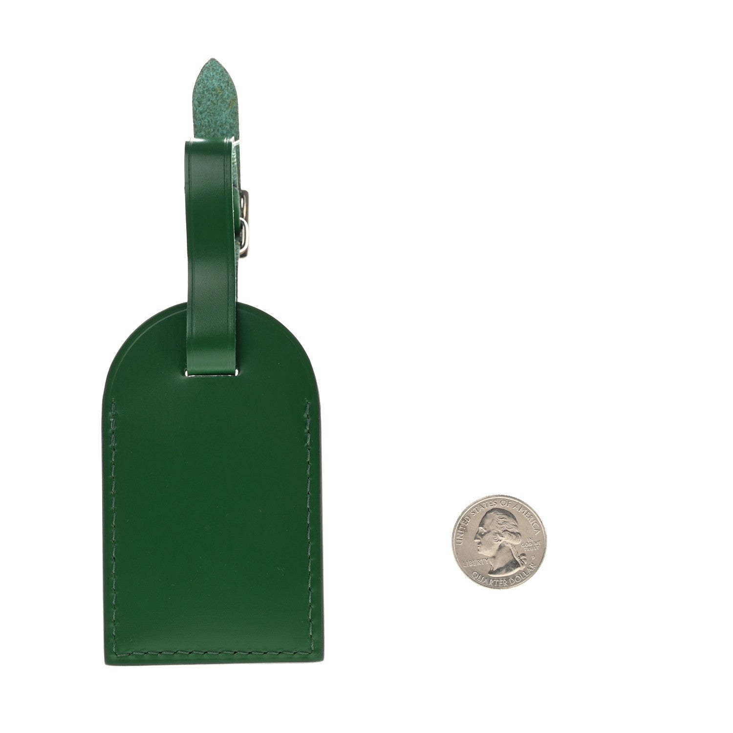Louis Vuitton Calfskin Luggage Tag Green 2 of 5