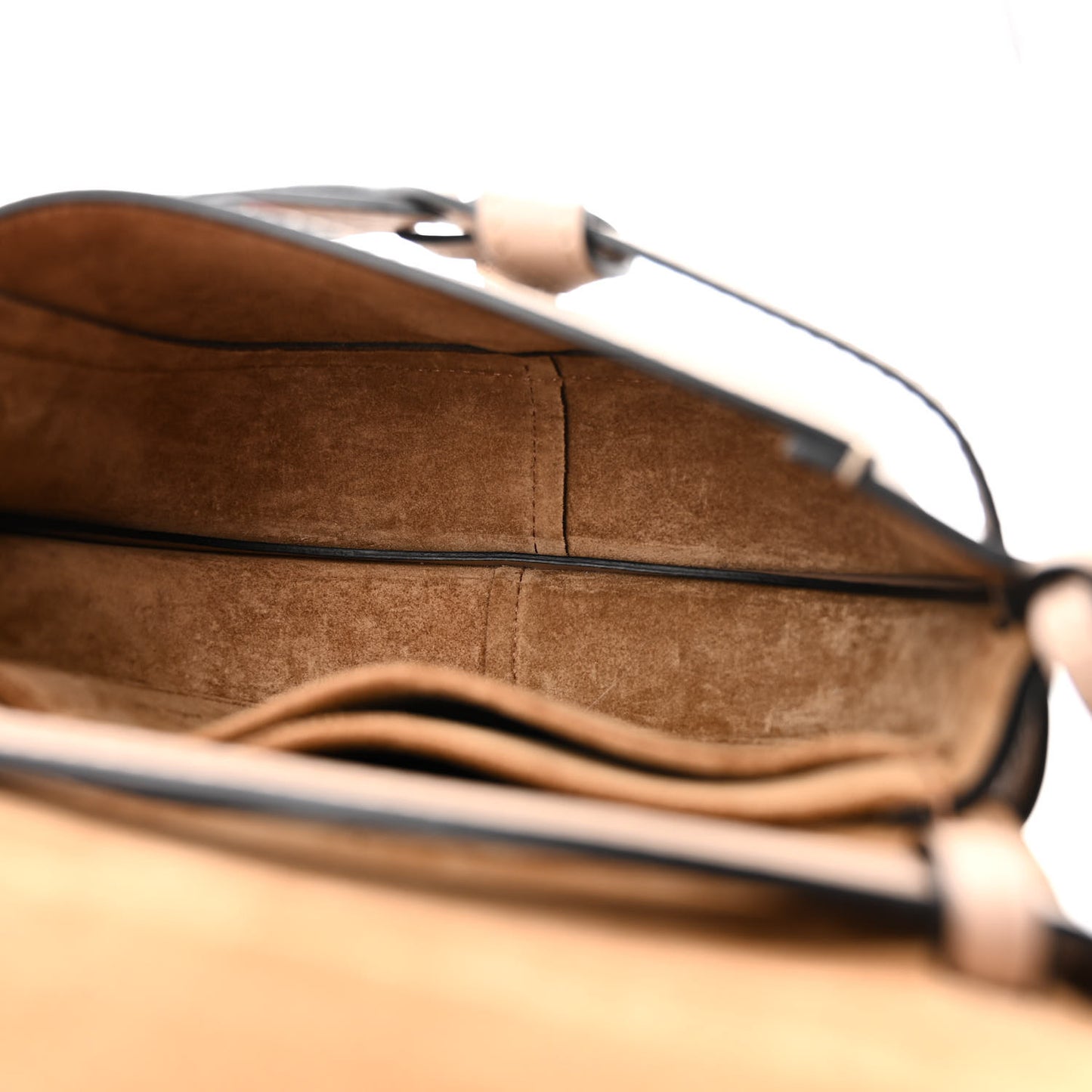 Calfskin Jacquard Mini Gate Dual Bag Sand