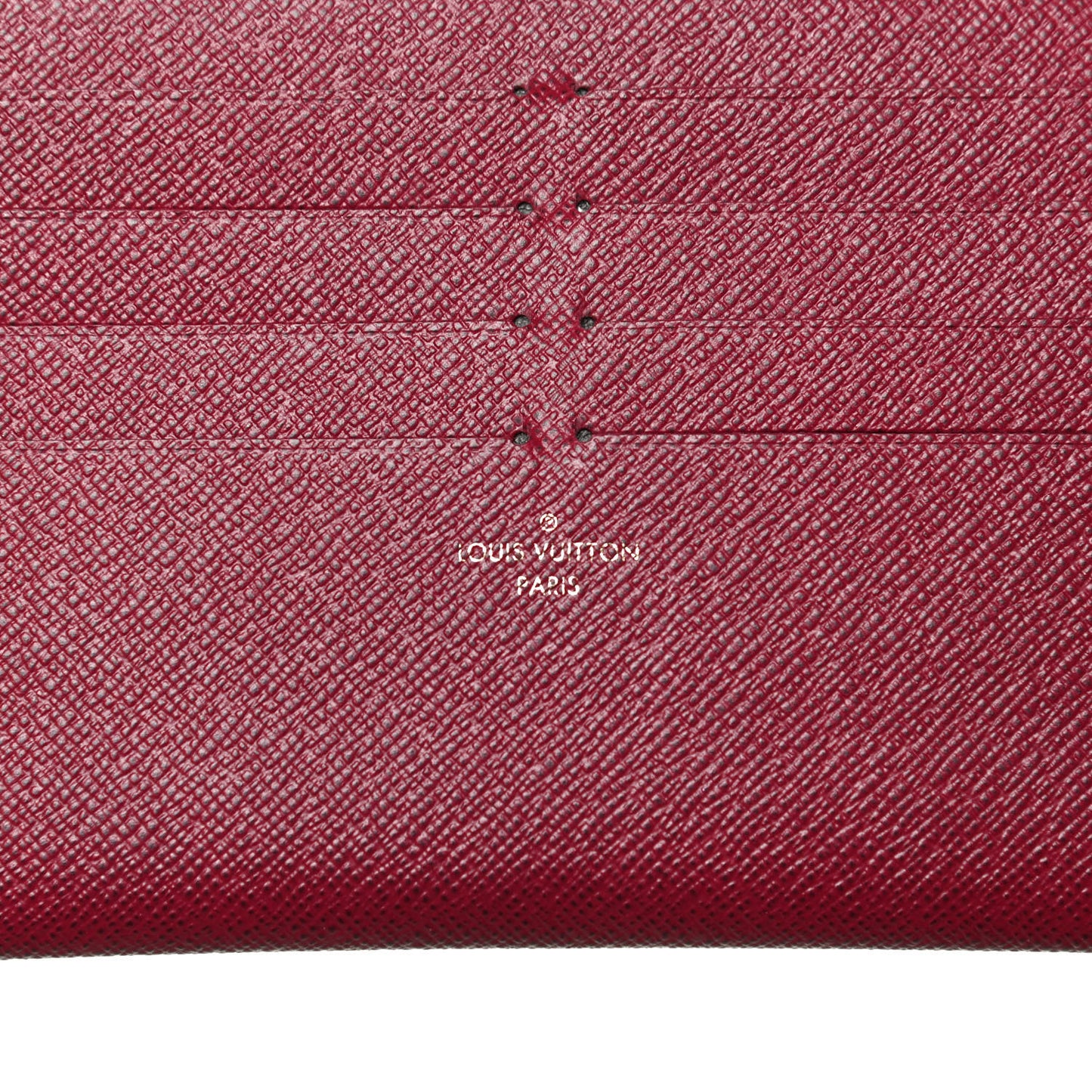 Calfskin Felicie Card Holder Insert Fuchsia