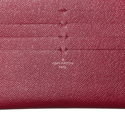 Louis Vuitton Calfskin Felicie Card Holder Insert Fuchsia 6 of 9