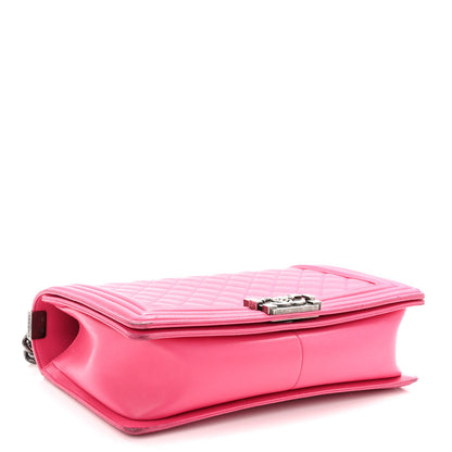 Chanel Lambskin Quilted New Medium Boy Flap Pink 4 of 12