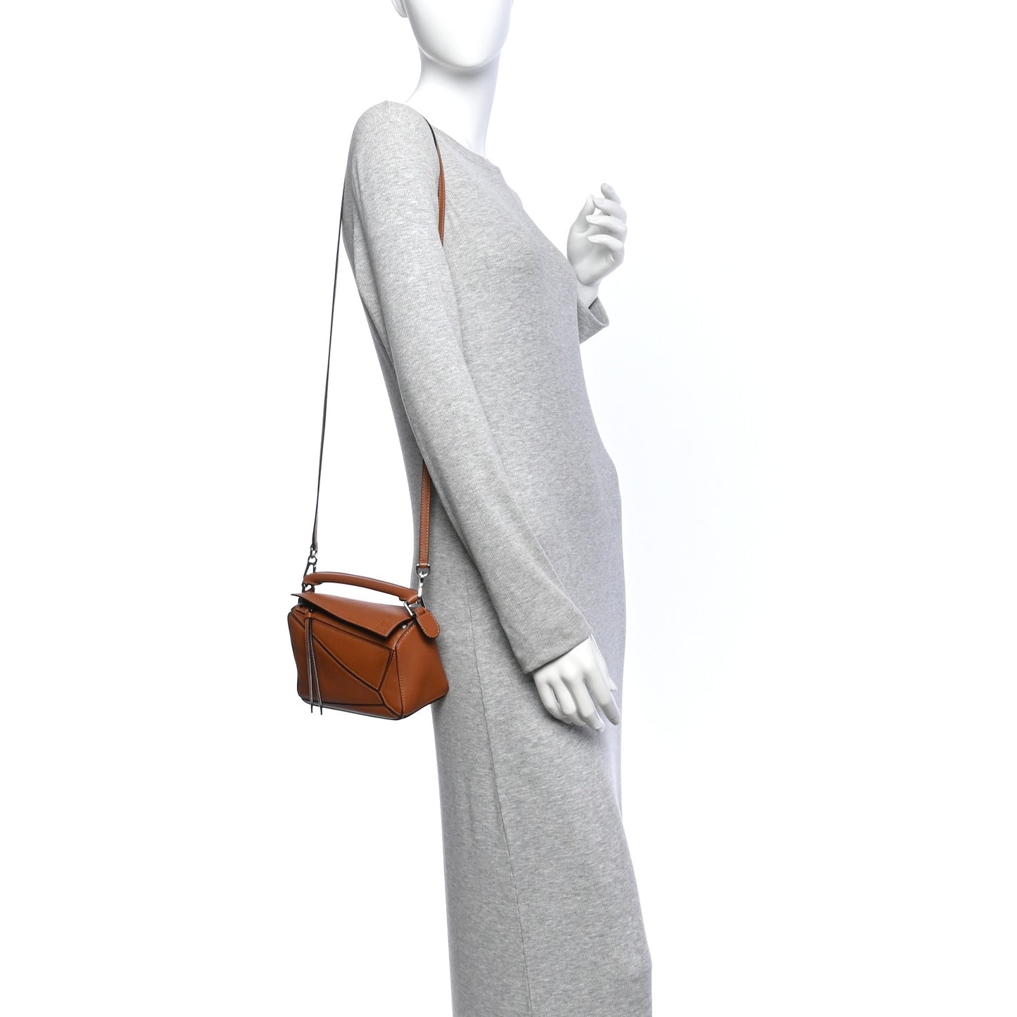 Calfskin Mini Puzzle Bag Tan