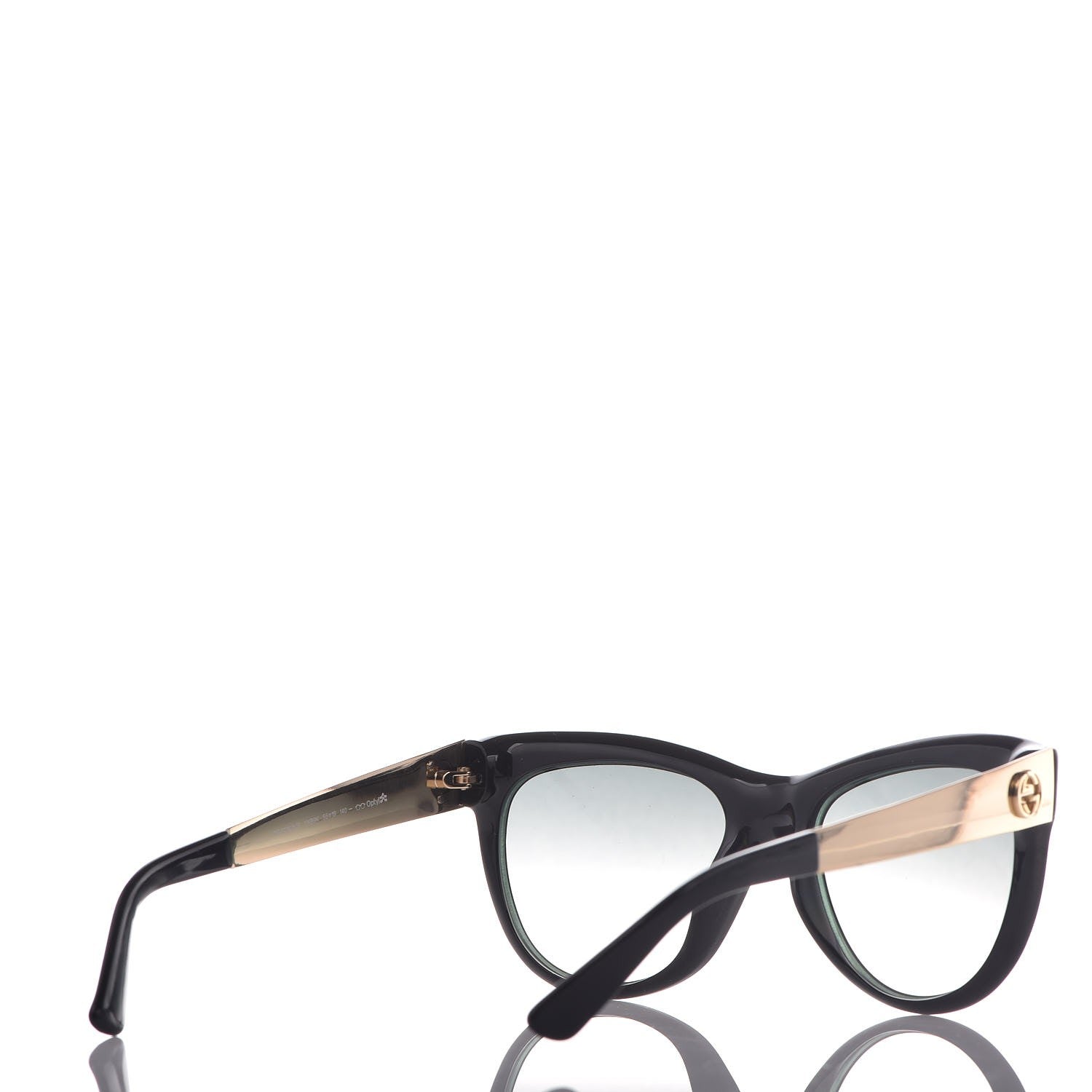 Gucci Glitter Cat Eye Sunglasses 3739/N/S Green 4 of 8