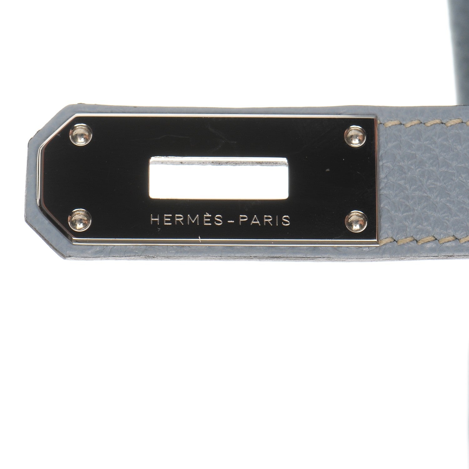 Hermes Togo Shoulder Kelly 40 Bleu Lin 20 of 23