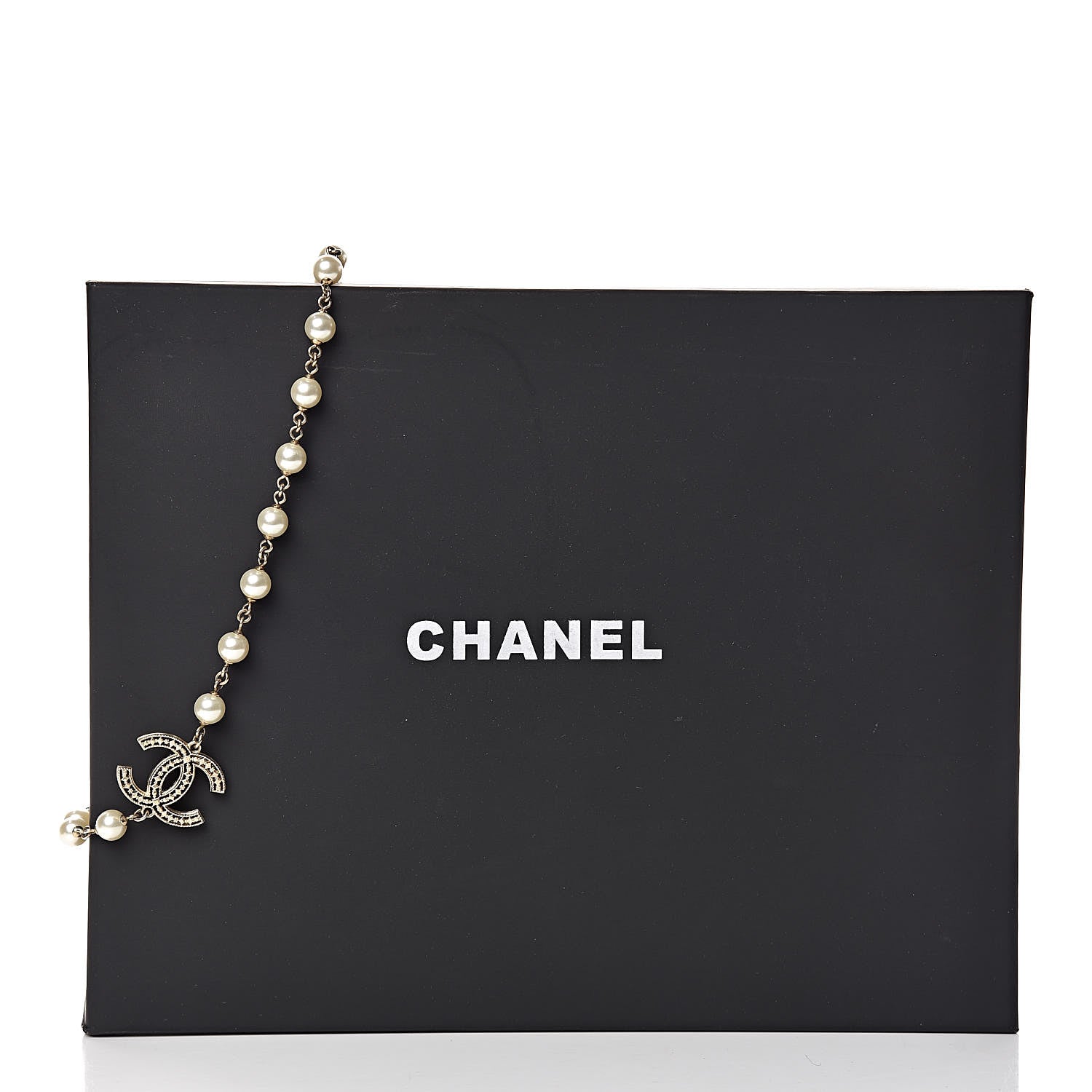 Chanel Pearl CC Short Necklace Gold 6 of 6