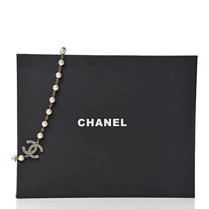 Chanel Pearl CC Short Necklace Gold 6 of 6