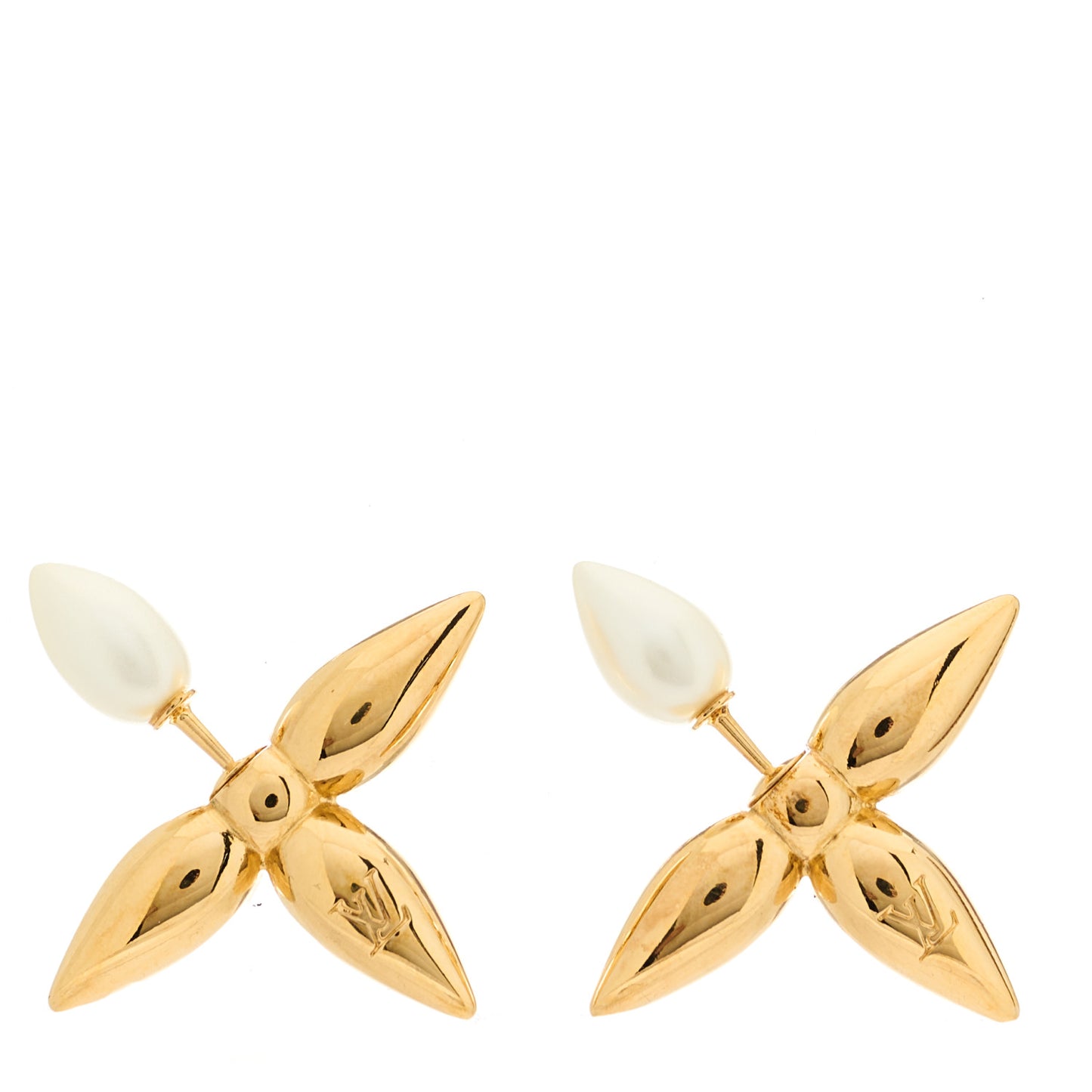 Pearl Louisette By Night Earrings Gold