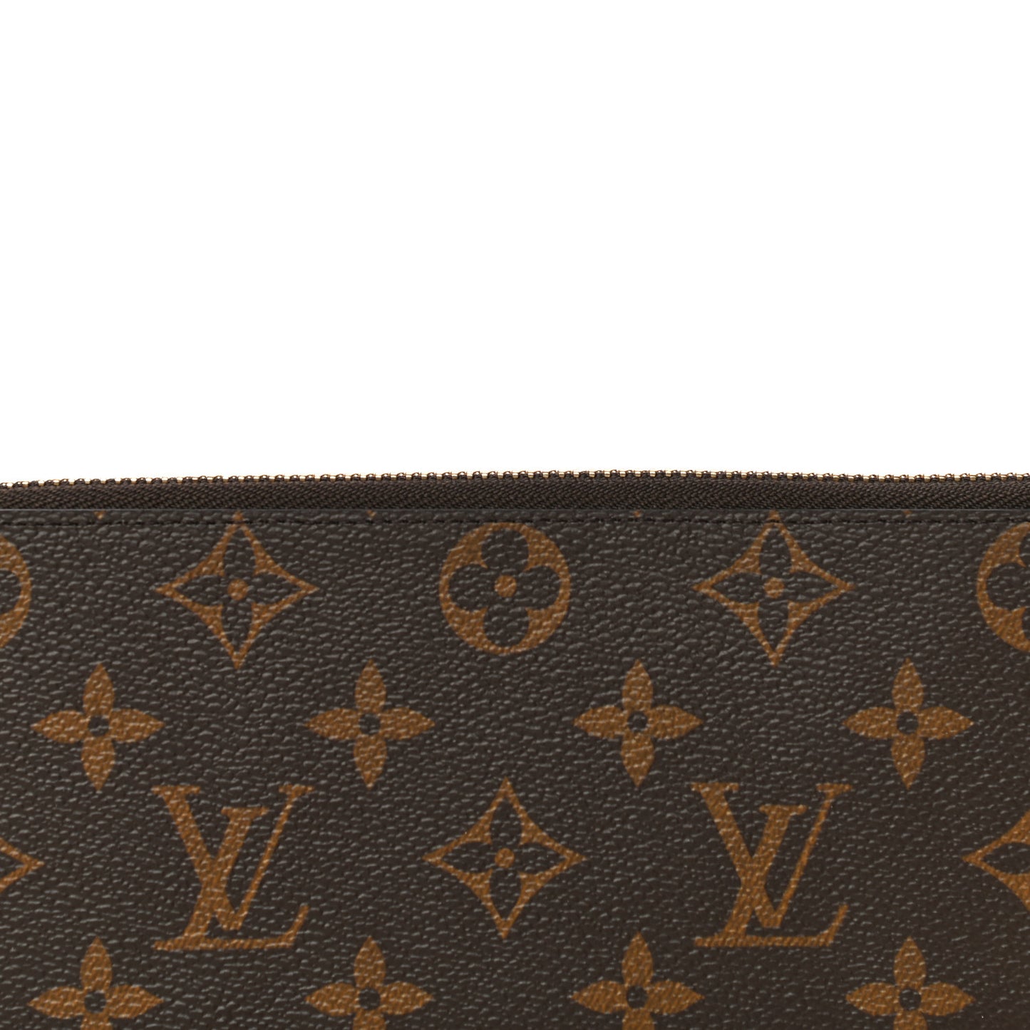 Monogram Clemence Wallet Rose Ballerine