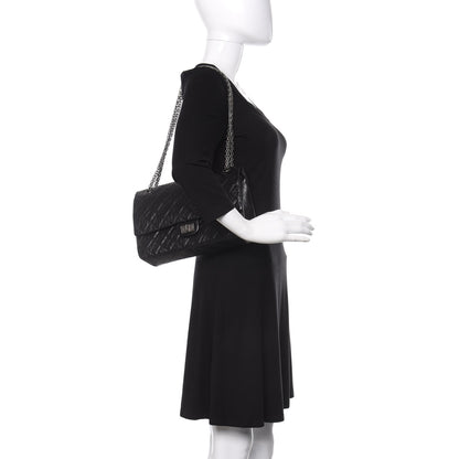 Chanel Aged Calfskin Quilted 2.55 Reissue 226 Flap Black 2 of 11