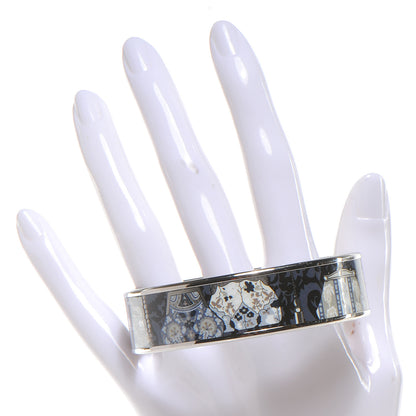 Hermes Enamel Printed Cachemire de Tamara Wide Bracelet 65 2 of 5