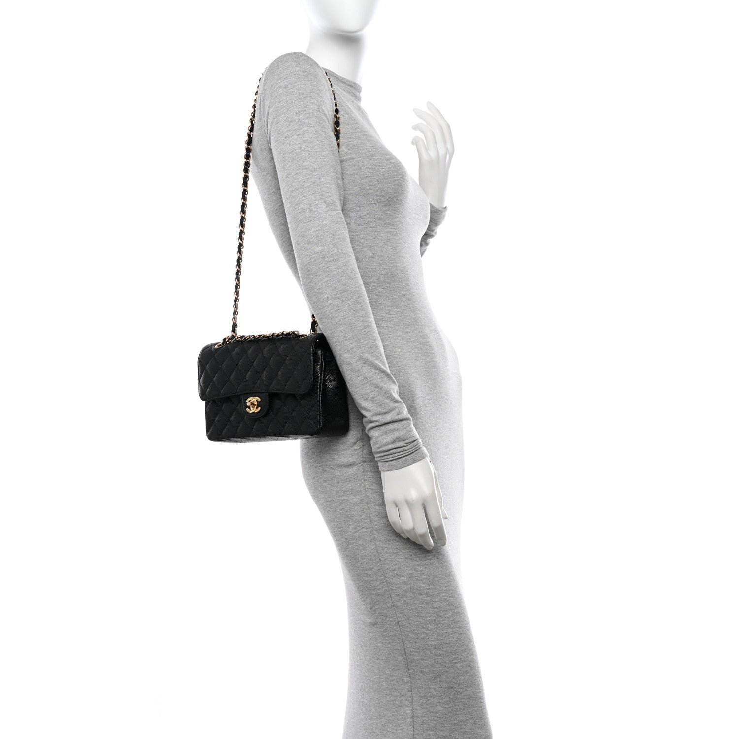 Chanel Caviar Quilted Small Double Flap Black 2 of 11