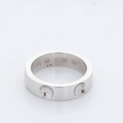 Louis Vuitton 18K White Gold Empreinte Ring 48 4.5 3 of 5