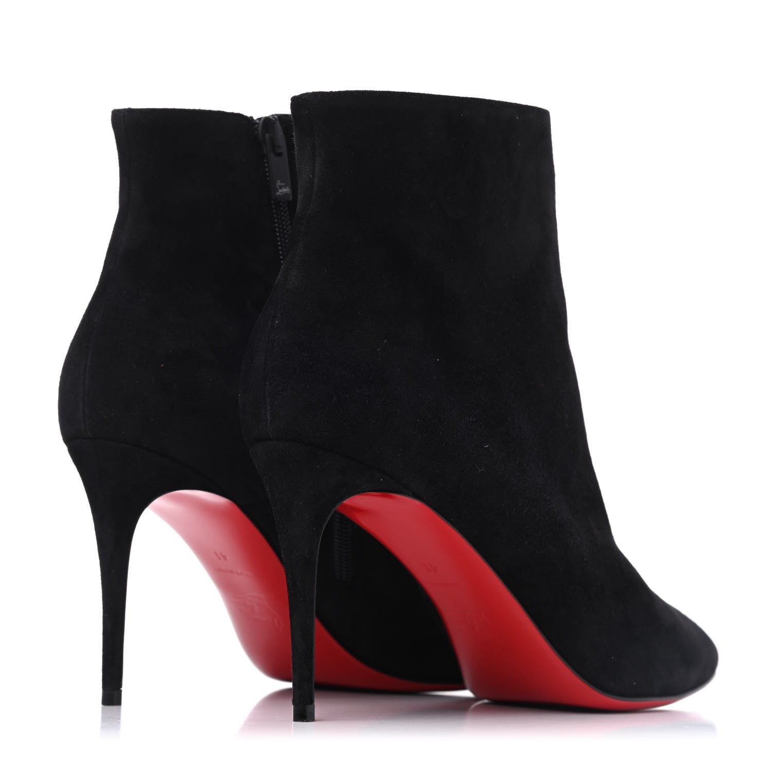 Christian Louboutin Veau Velours Eloise Booty 85 Ankle Boots 41 Black 4 of 23
