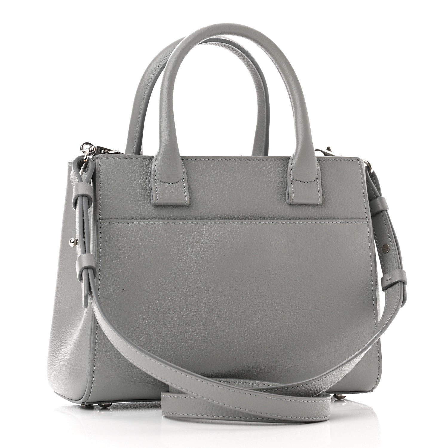 Chanel Grained Calfskin Mini Neo Executive Shopper Tote Grey 3 of 13