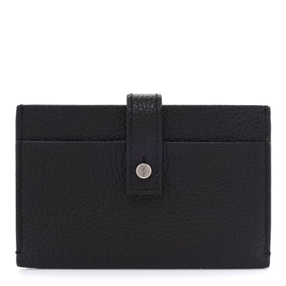 Saint Laurent Grained Calfskin Sac De Jour Card Case Black 1 of 9