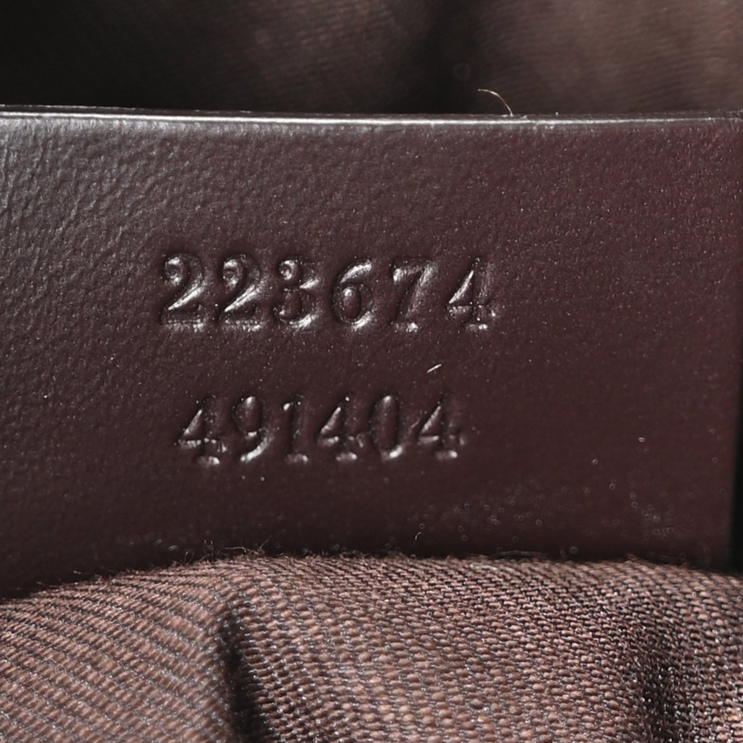 GG Plus Monogram Travel Bag Dark Brown