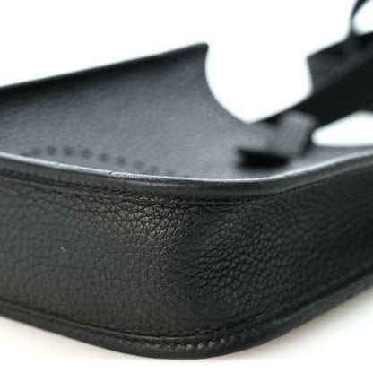 Hermes Taurillon Clemence Evelyne TPM Black 10 of 10