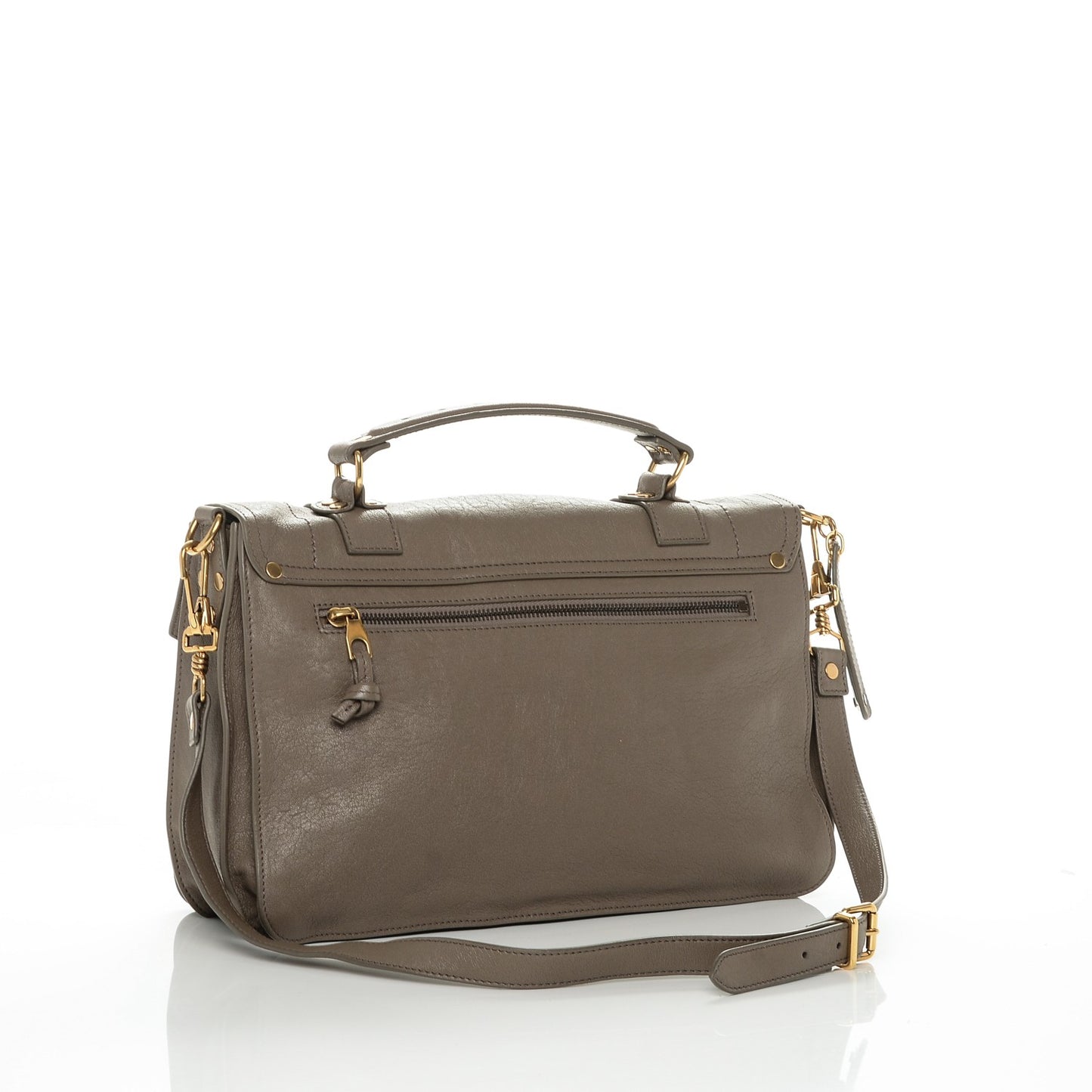 Lambskin Medium PS1 Satchel Smoke