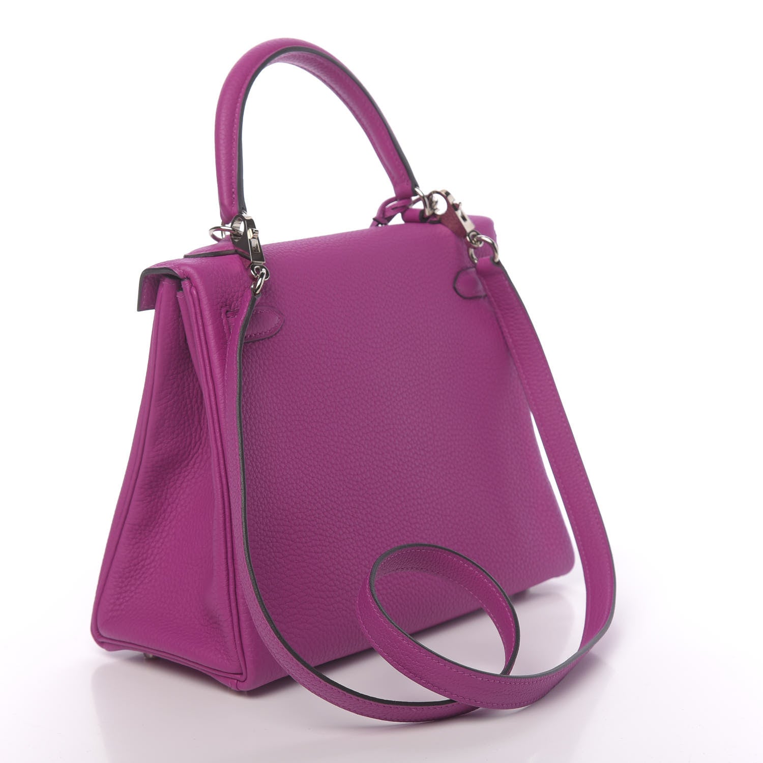Hermes Togo Kelly Retourne 25 Rose Pourpre 3 of 11