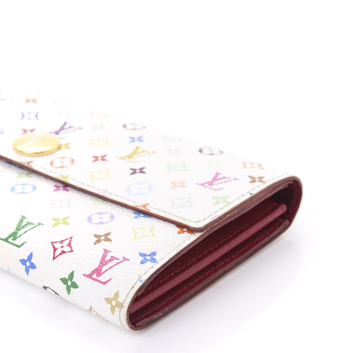 Monogram Multicolor Sarah Wallet White Eglantine