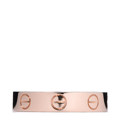 Cartier 18K Pink Gold 3.5mm LOVE Wedding Band Ring 49 4.75 2 of 4