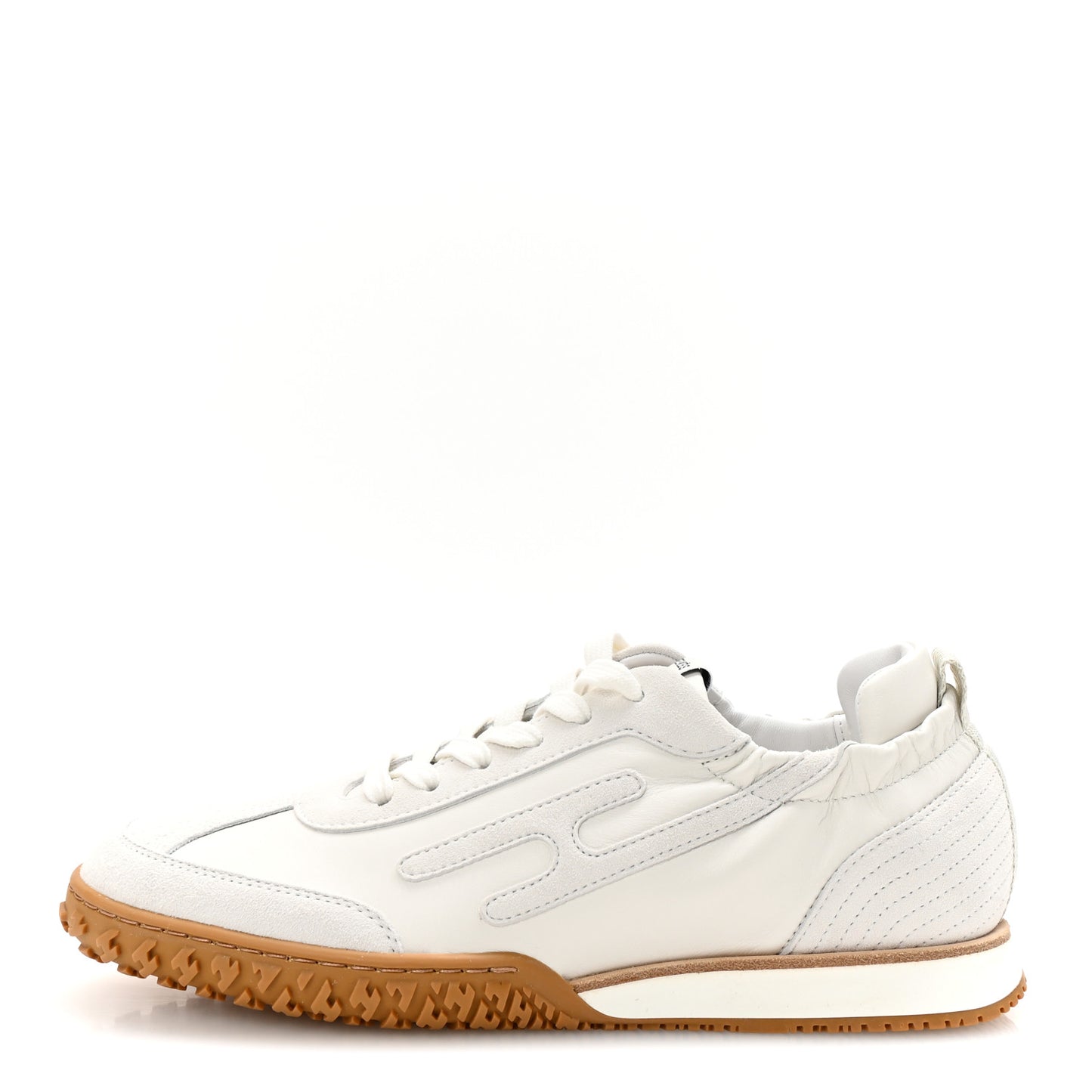 Nappa Suede Goatskin Jet Sneakers 37 White