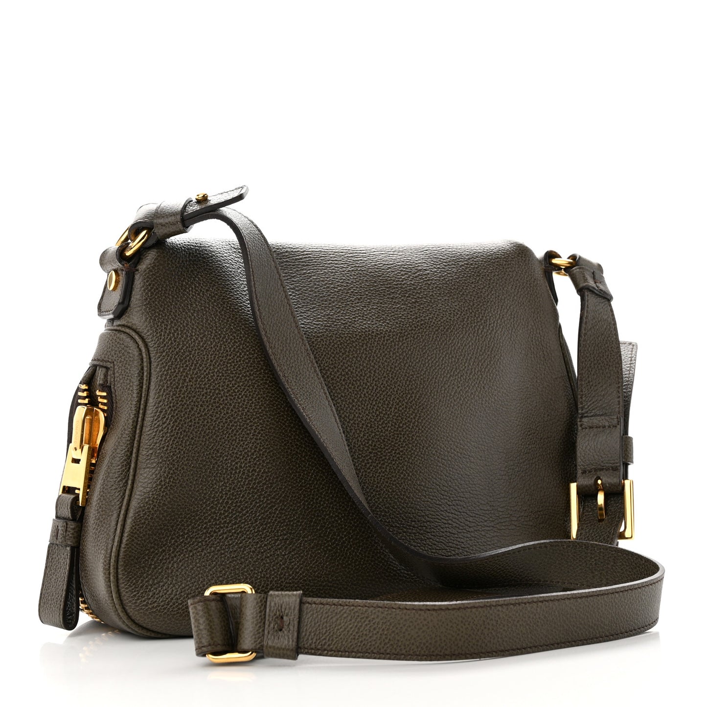 Pebbled Calfskin Medium Jennifer Green