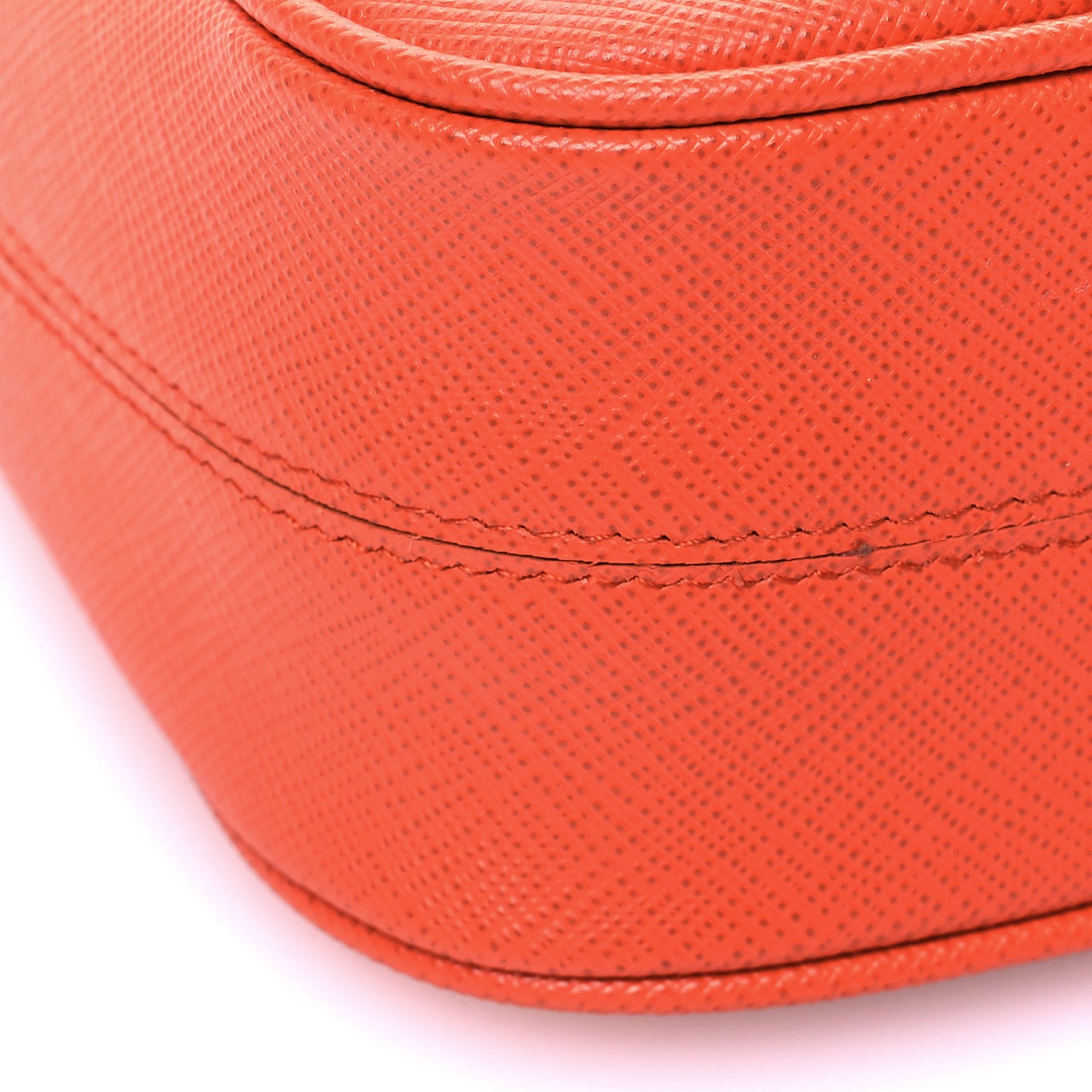 Saffiano Lux Mini Re-Edition Shoulder Bag Arancio