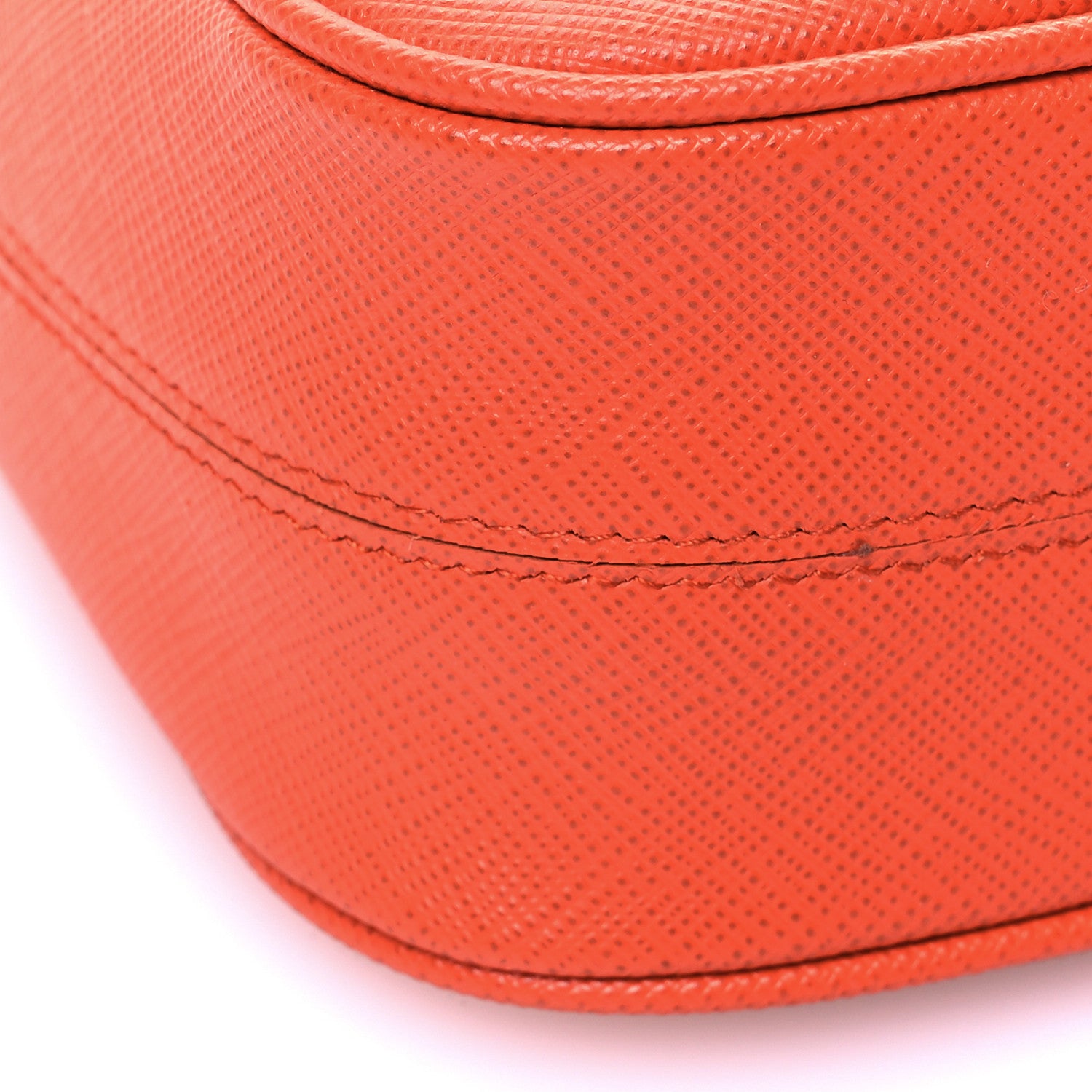 Prada Saffiano Lux Mini Re-Edition Shoulder Bag Arancio 11 of 11