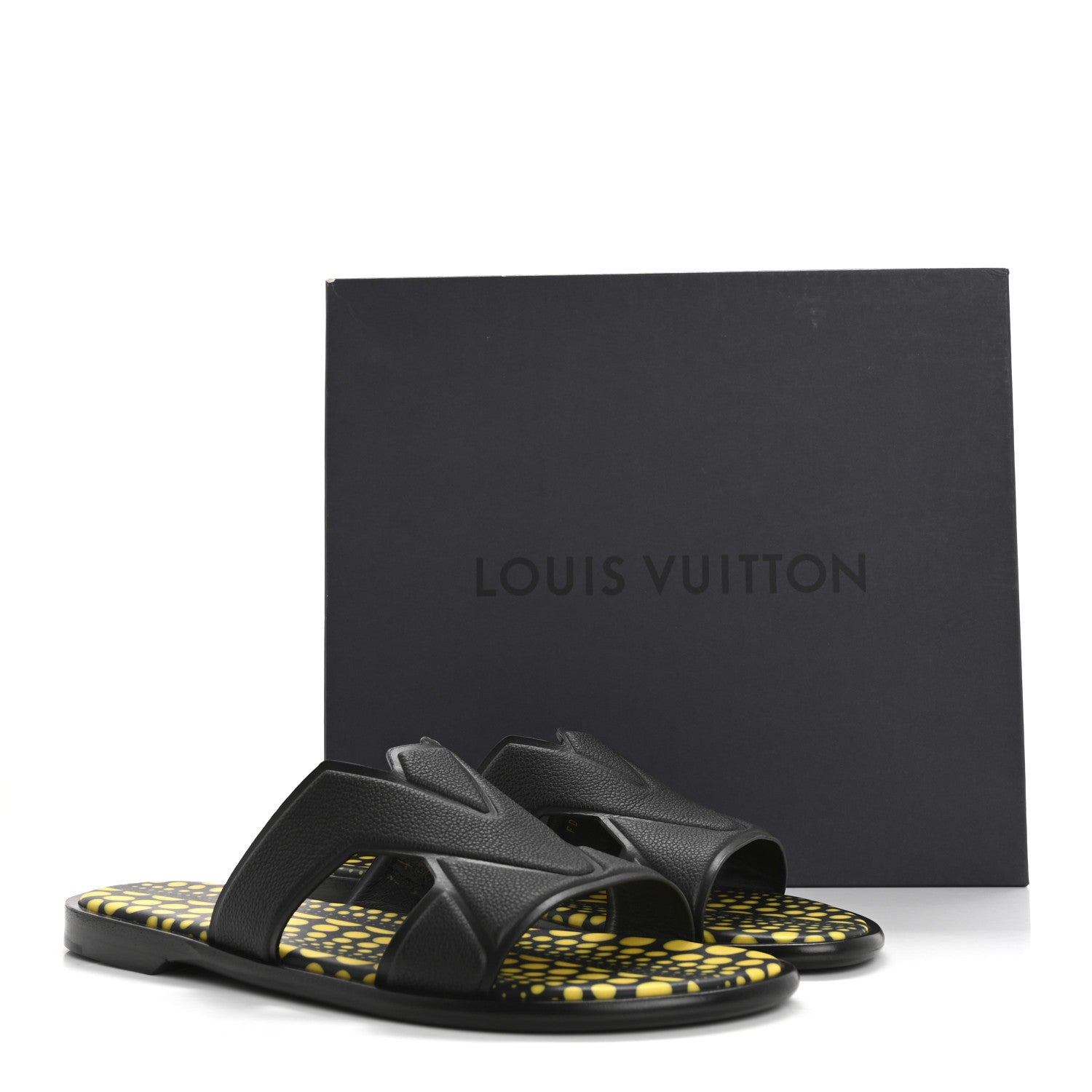 Louis Vuitton LV X YK Taurillon Monogram Mens Waterfront Mules 10 Argent 10 of 10