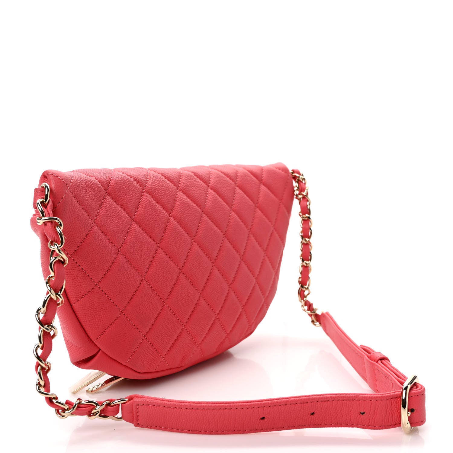 Chanel Caviar Quilted Business Affinity Waist Belt Bag Pink 3 of 9