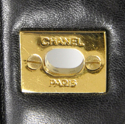 Chanel Lambskin Medium Double Flap Black 9 of 10
