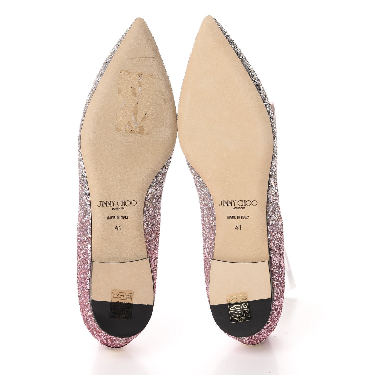 Glitter Degrade Gala Viola Flats 41 Candyfloss Champagne