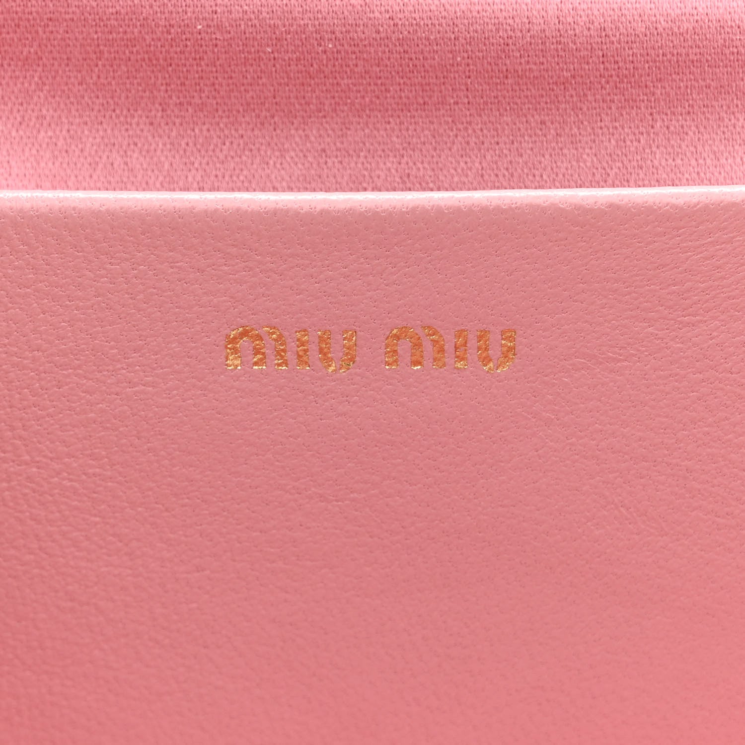 Miu Miu Montone Shearling Madras Mini Top Handle Vanity Case Rosa 6 of 10