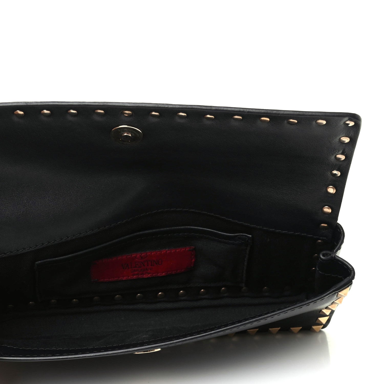 Valentino Garavani Nappa Rockstud Bangle Clutch Black 5 of 7
