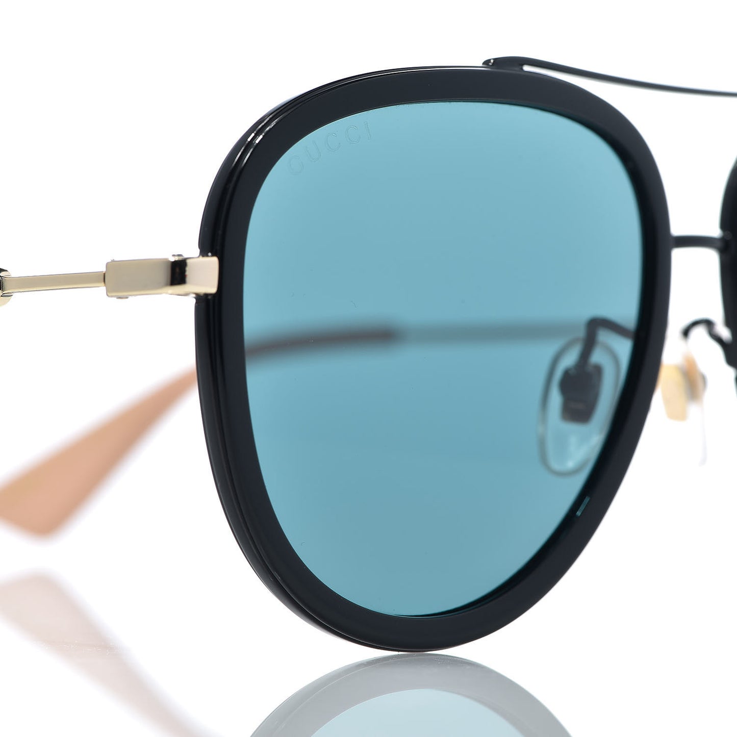 Aviator Sunglasses GG0062S Black Beige