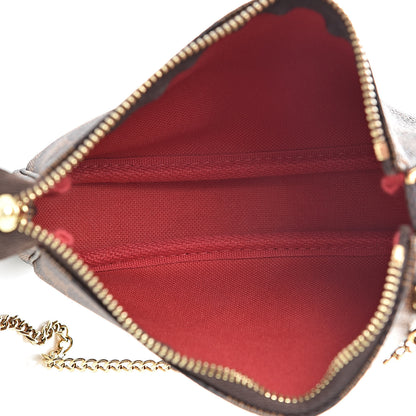 Louis Vuitton Damier Ebene Mini Pochette Accessories 5 of 7