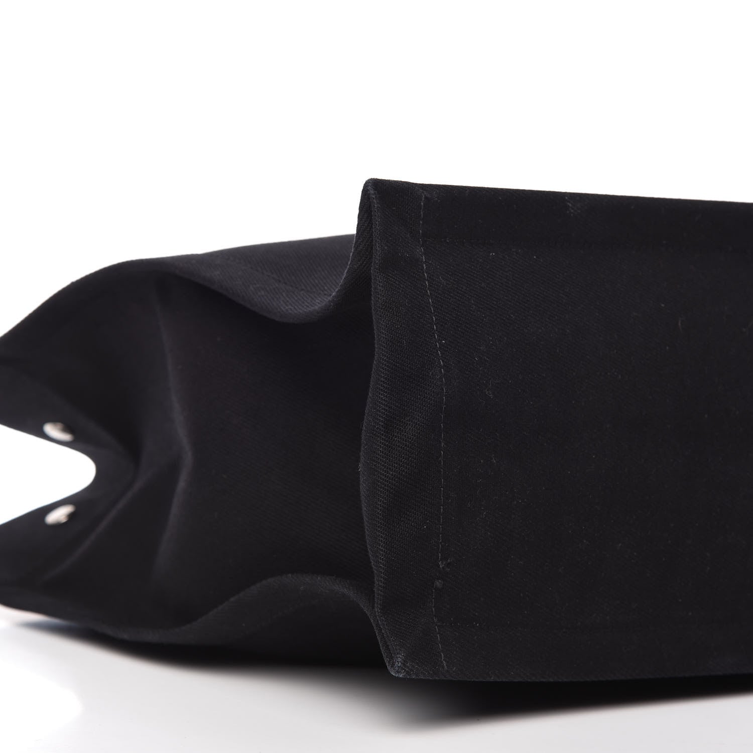 Saint Laurent Linen Calfskin Rive Gauche Tote Black 6 of 9