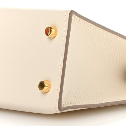 Hermes Epsom Mini Kelly Sellier 20 Craie 10 of 11