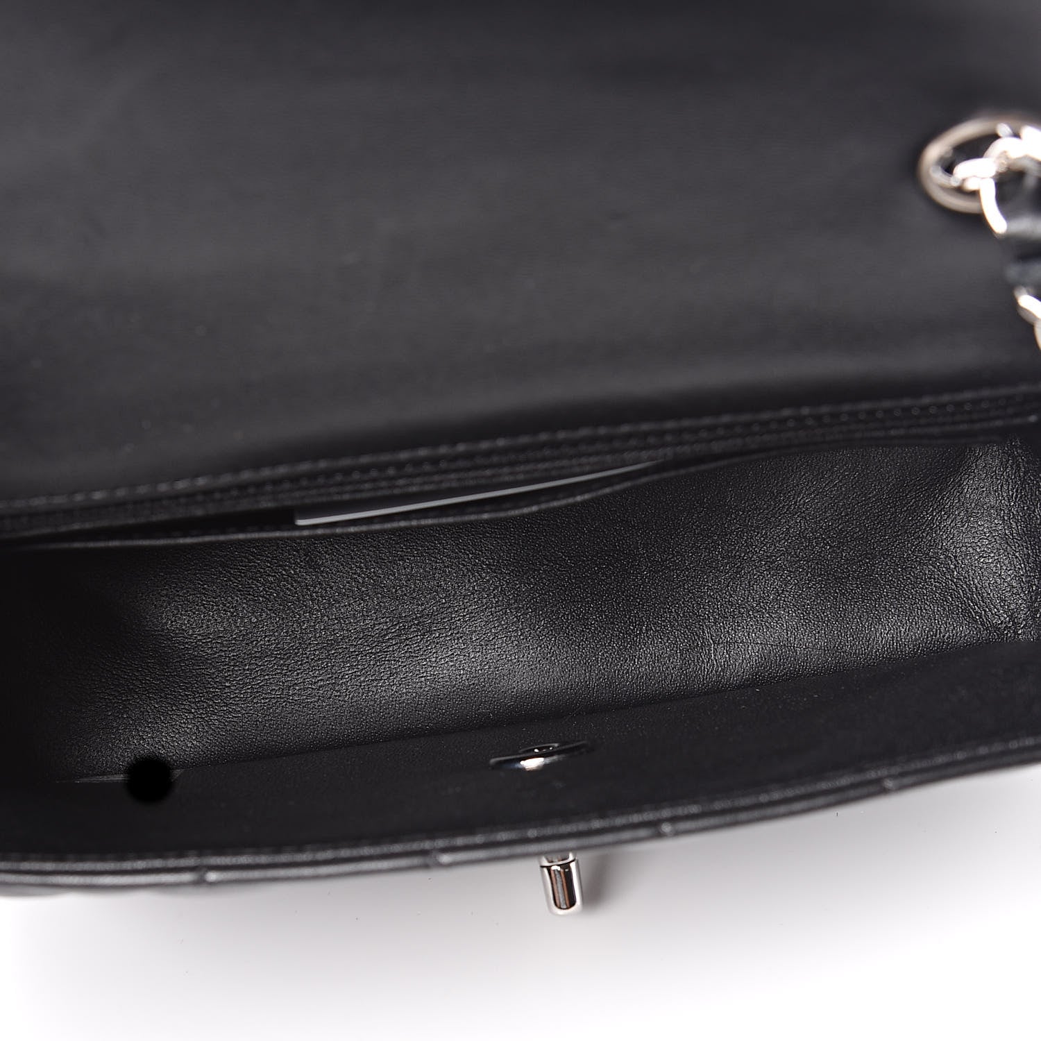 Chanel Lambskin Quilted Mini Rectangular Flap Black 5 of 11