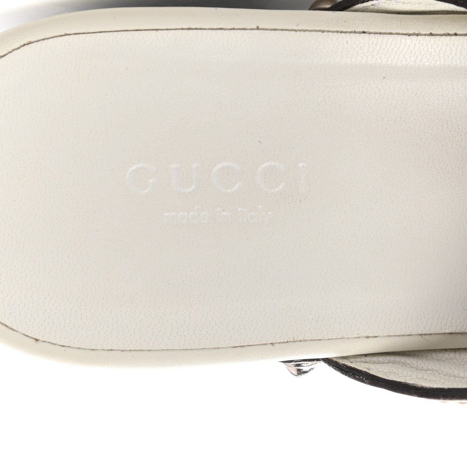 Gucci Cellarius Soft Calfskin Icon Bit Platform Clog High Heel Slide Sandals 40 Great White 7 of 9