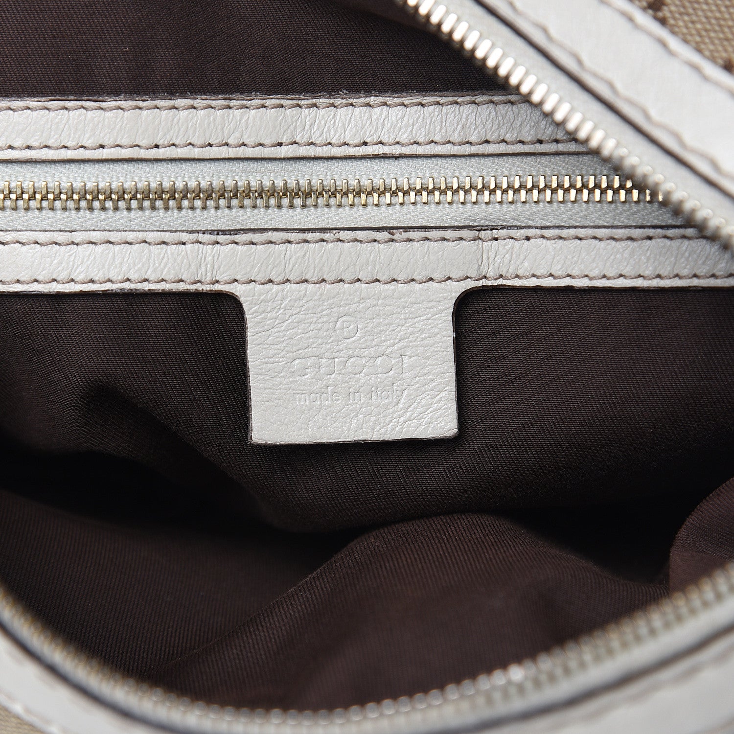 Gucci Monogram Equestrian Horseshoe Bowler White 6 of 19