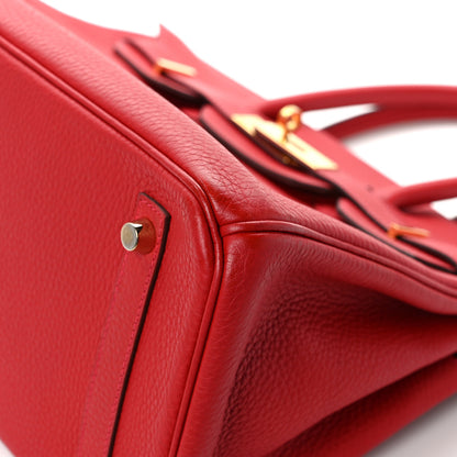Hermes Togo Birkin 30 Rouge Casaque 11 of 12